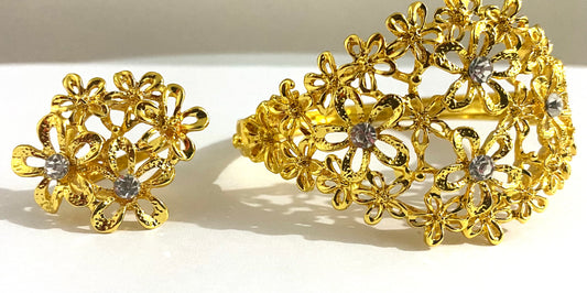 Bracelets - golden Bloom 3