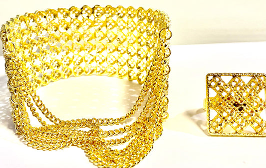 Bracelets - golden Bloom 2